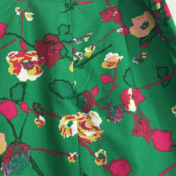 J. Crew Green, Fuchsia, Light Pink, Purple and Gold Skirt Size 20 - Picture 4 of 7